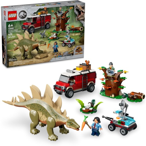 LEGO Jurassic World Dinosaur Missions: Stegosaurus Discovery Building Set