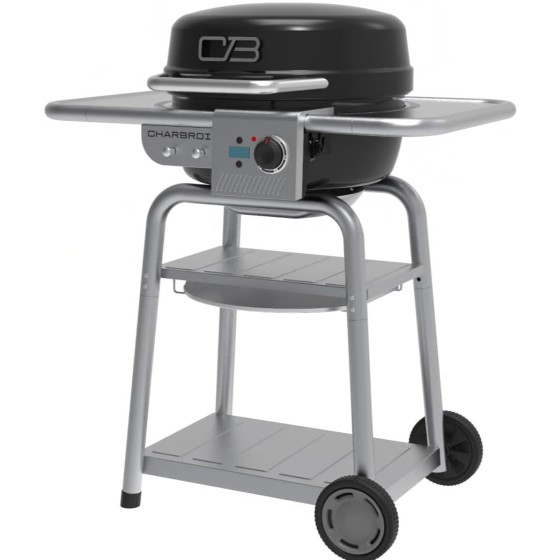 Bistro Pro Electric Grill & Griddle + Charcoal Mode